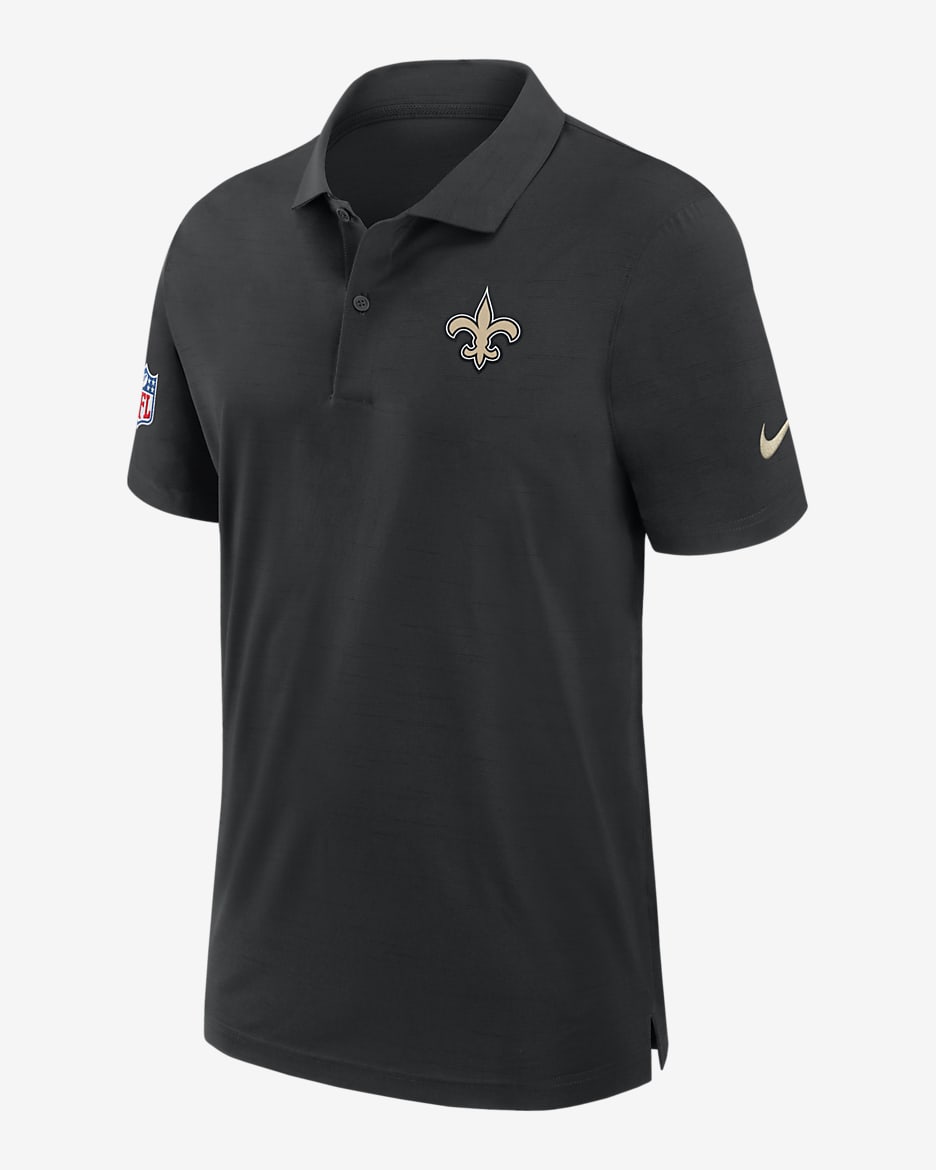 New Orleans Saints Sideline Men s Nike Dri FIT NFL Polo. Nike